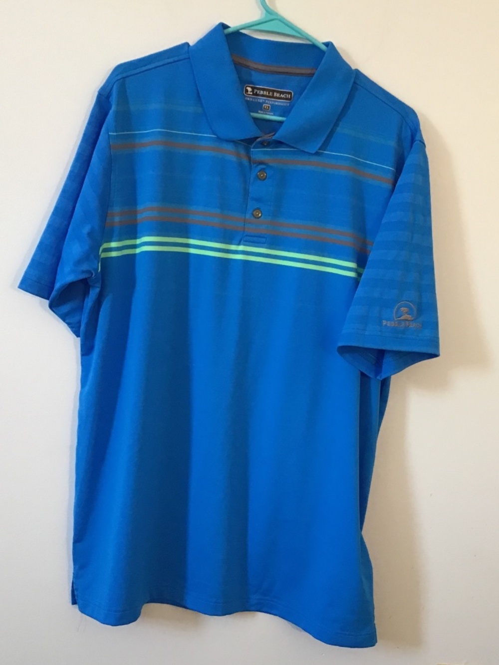 Pebble Beach Men’s Polo Golf Shirt Size XL